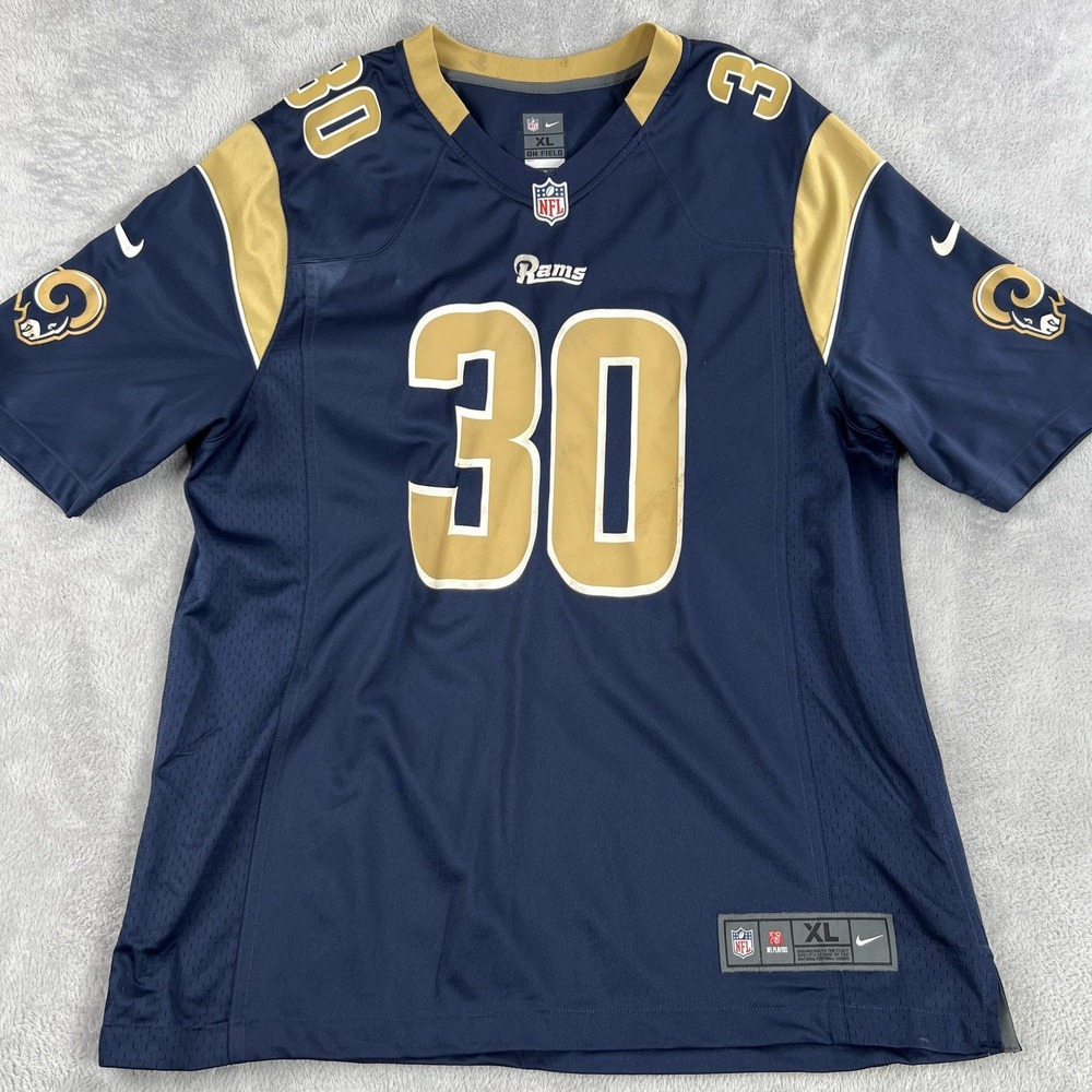 Nike Todd Gurley II Los Angeles Rams NFL On Field Jersey XL Navy Men Football